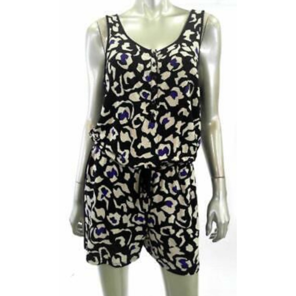 Leopard Print Romper